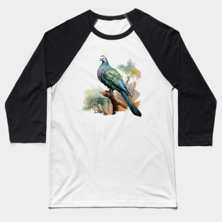 Nicobar Pigeon Baseball T-Shirt